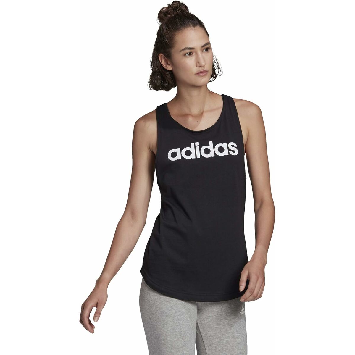 Men’s Short Sleeve T-Shirt Adidas Black-4