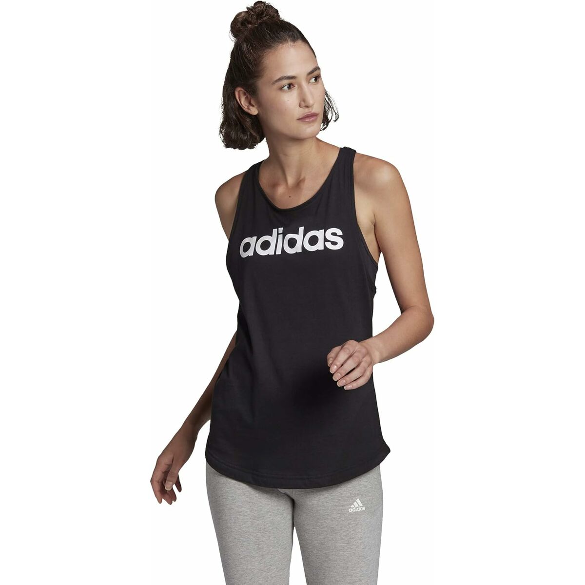 Men’s Short Sleeve T-Shirt Adidas Black-3