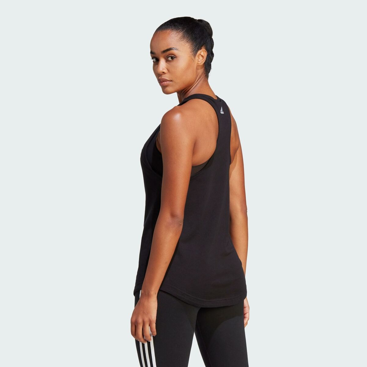 Men’s Short Sleeve T-Shirt Adidas Black-18