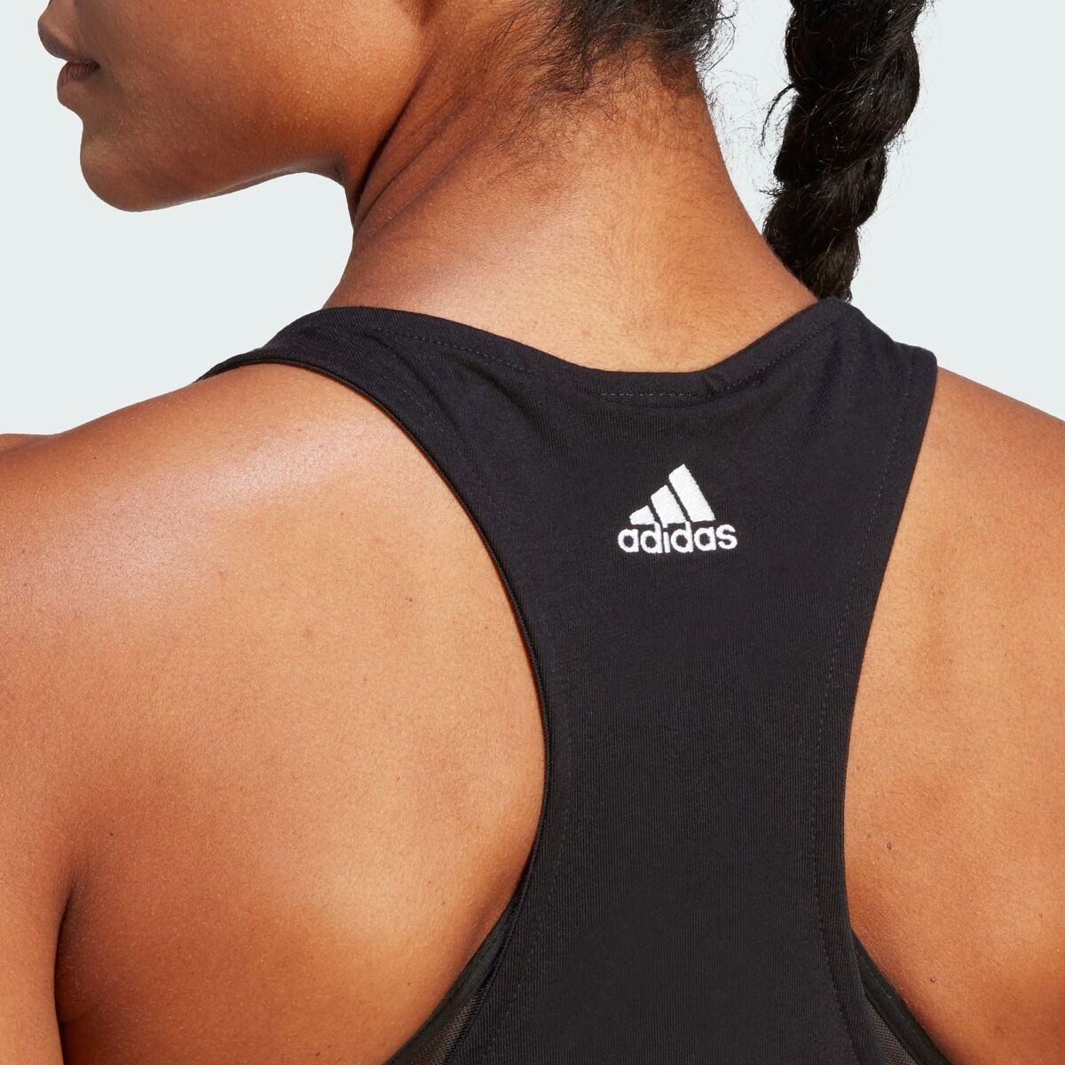Men’s Short Sleeve T-Shirt Adidas Black-15