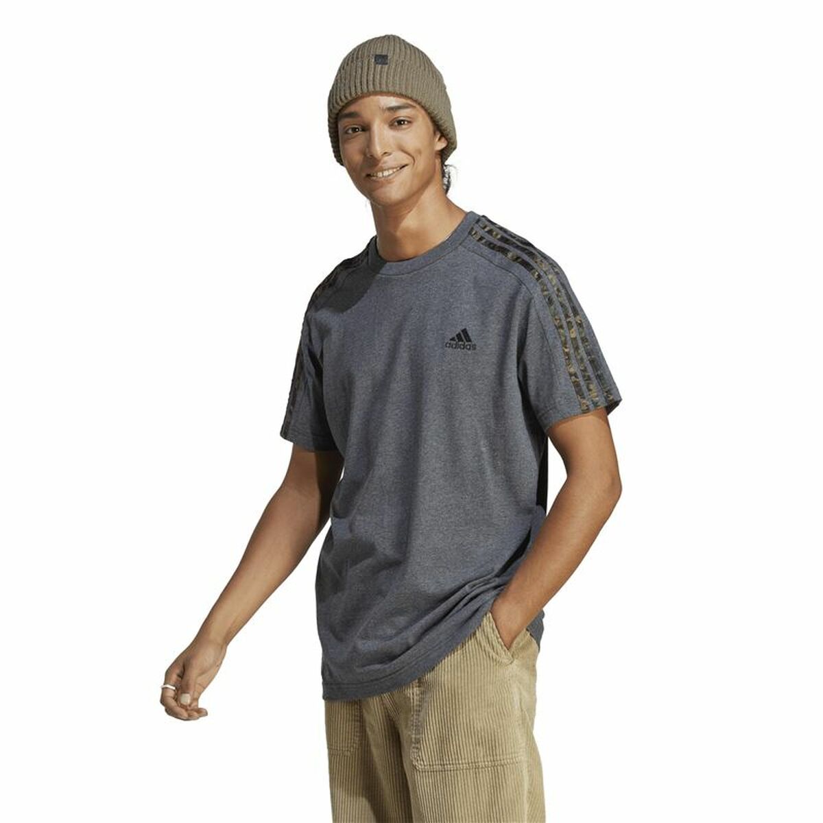T-shirt Adidas Essentials Grey Dark grey-5