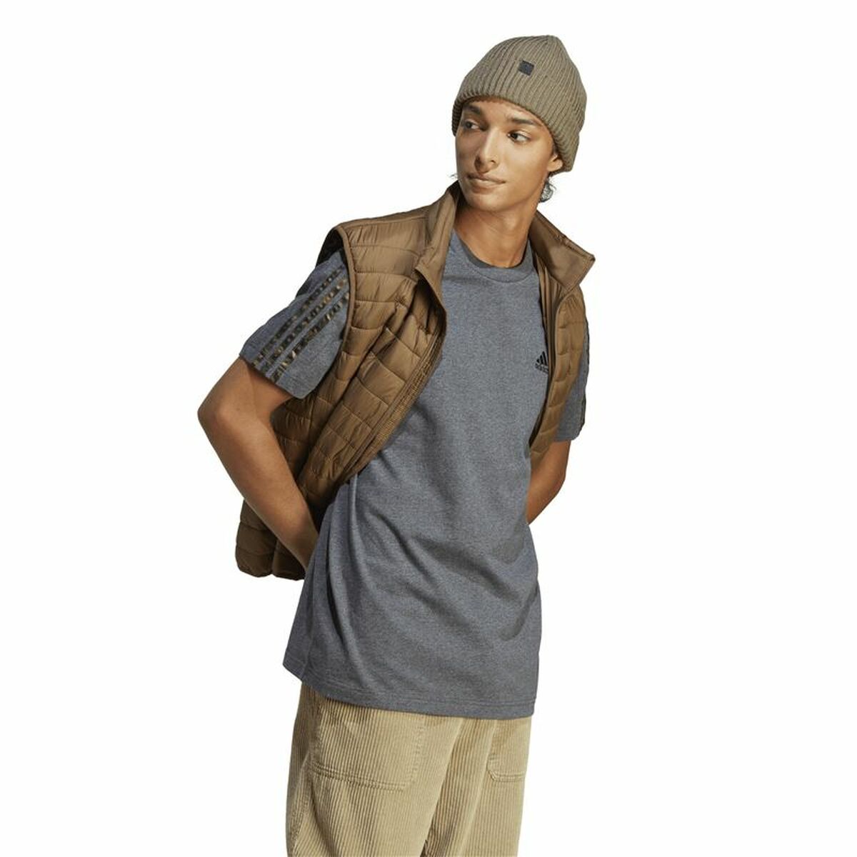 T-shirt Adidas Essentials Grey Dark grey-3