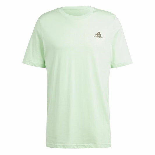 Men’s Short Sleeve T-Shirt Adidas adidas Sl Green-0