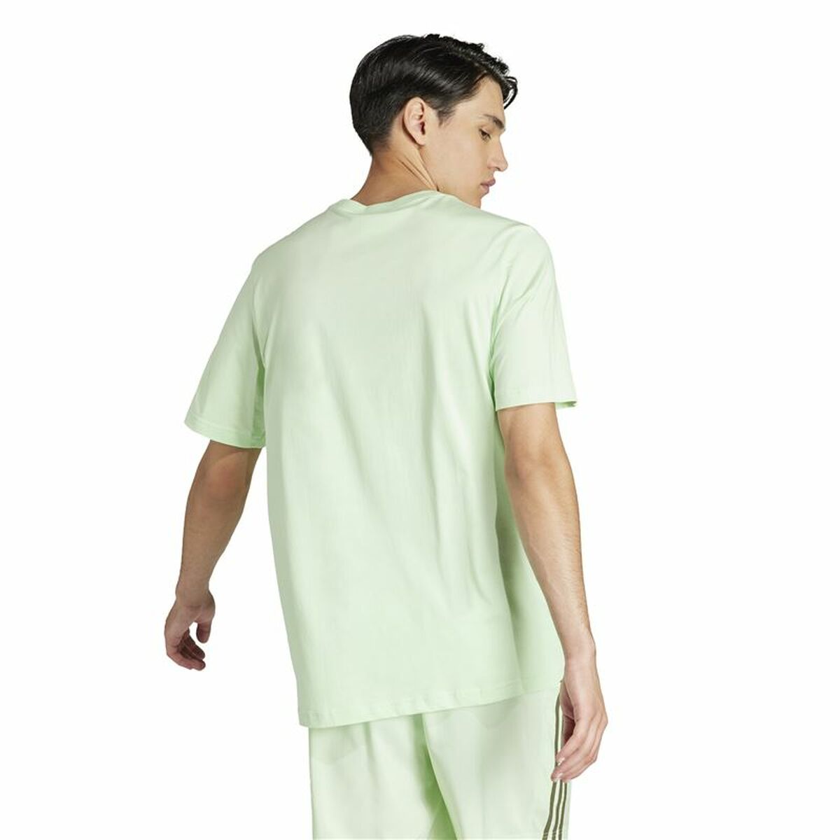 Men’s Short Sleeve T-Shirt Adidas adidas Sl Green-4