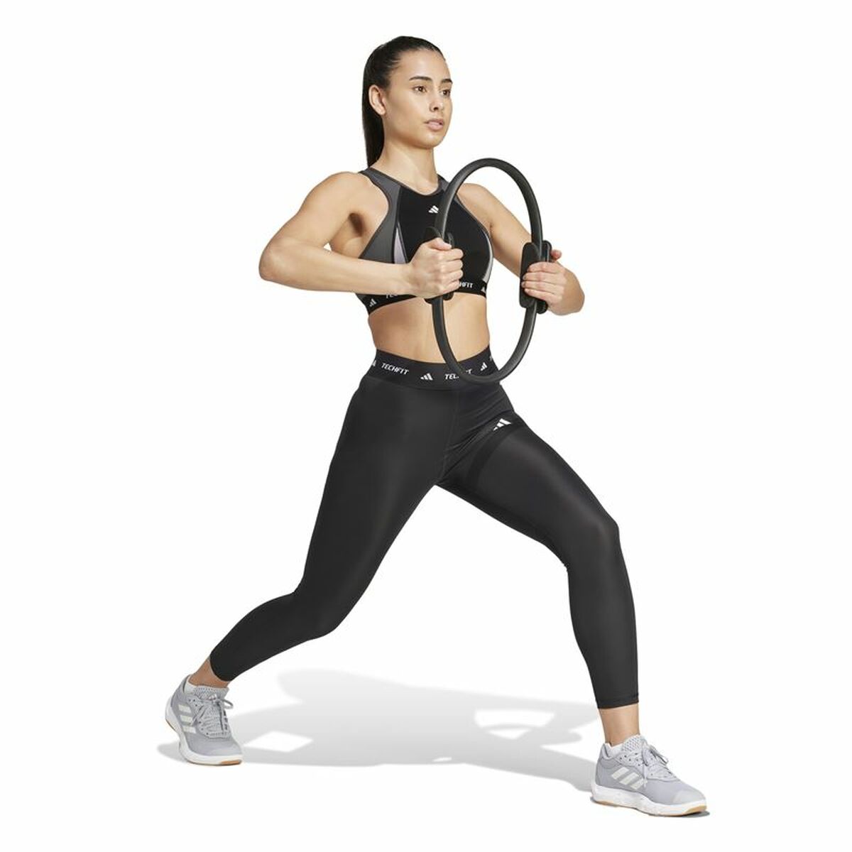 Sports Bra Adidas Techfit  Black-2