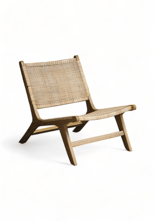 Salem Wooden Rattan Chair