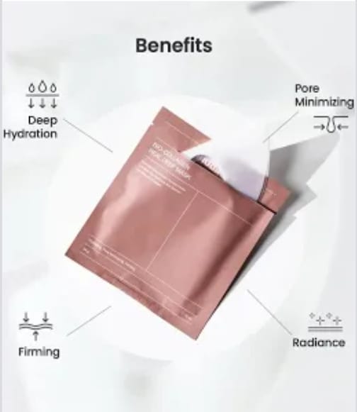 BIO-COLLAGEN Real Deep Mask -Hydrating, Pore Minimizing & Firming 34ml. 5 pcs